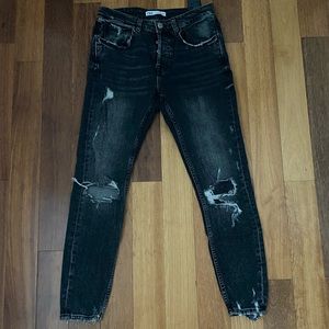 Mens Distressed Zara jeans